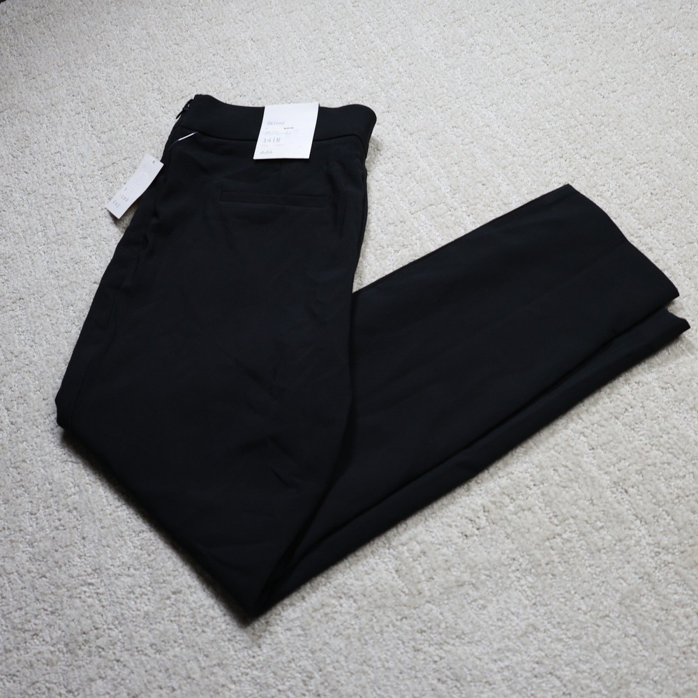 A New Day Womens Black High Rise Skinny Stretch Dress Pants Size 14 Regular